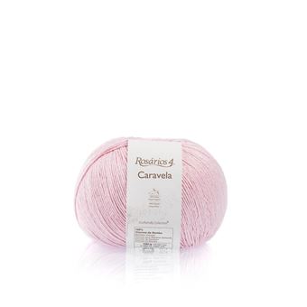 Fio de Tricot Rosários 4 Caravela | 100G | Rosa Bebé - 1