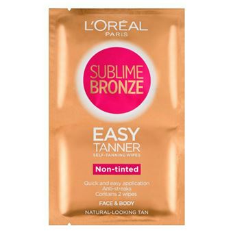 Toalhinhas Autobronzeadoras Sublime Bronze L'Oreal Make Up | 2 Unidades - 1