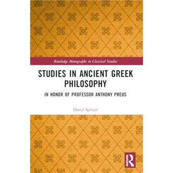 Studies In Ancient Greek Philosophy - 1