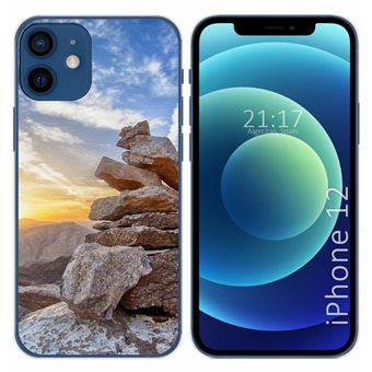 Capa Tumundosmartphone de Gel TPU para iPhone 12/12 Pro (6.1) Design de desenhos do pôr do sol - 1