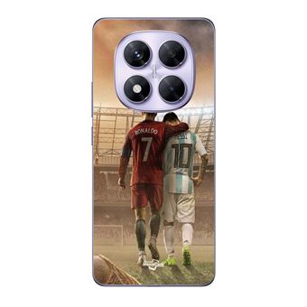 Capa Maniacase para Xiaomi Redmi Note 14 Pro 5G | CRISTIANO RONALDO MESSI GOAT - 1