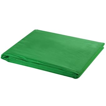 Fundo Fotográfico Sem Suporte Algodão vidaXL | verde 500x300cm chroma key - 1