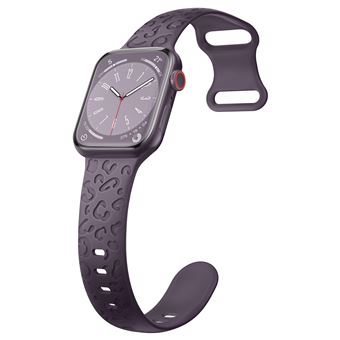 Bracelete Desportiva Arzopa® para Apple Watch Series 8/7/6/5/4/3/2/SE | 42mm/44mm/45 mm | Estampagem de Leopardo | Cereja Roxa - 1