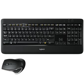 Teclado Wireless + Rato Logitech Wireless Performance Combo MX800 | Idioma: Alemão | Preto - 1