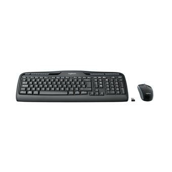 Teclado Wireless + Rato Logitech Wireless Combo MK330 | Idioma: Alemão | Preto - 1