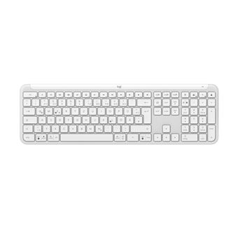 Teclado Wireless Logitech Signature Slim K950 | Idioma: Alemão | Branco - 1