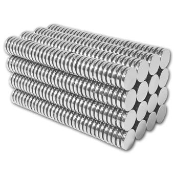 Pack magnet 1000 Ímanes neodímio | forte disco | 12x2mm - 1