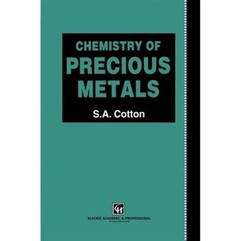 Chemistry of Precious Metals - Paperback - 2011 - 1