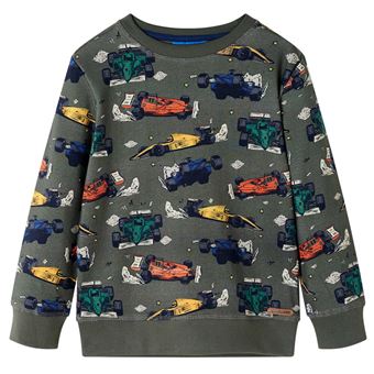 Sweatshirt para criança | vidaXL | caqui 104 | 3 a 4 anos - 1