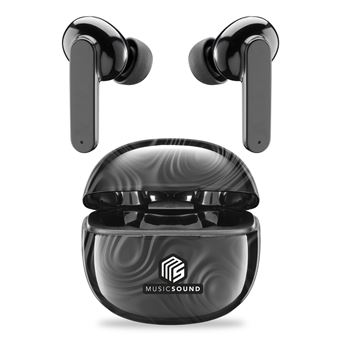 Auriculares Bluetooth Music Sound 8018080435119 | Preto - 1