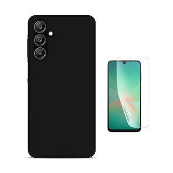 Kit Película Hydrogel Frente + Capa Silicone Líquido Phonecare para Samsung Galaxy A17 5G | Preto - 1