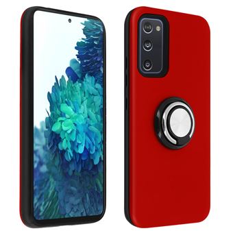 Capa Avizar Compatível com Samsung Galaxy S20 FE Anti-queda | Anel de Retenção | Suporte Vídeo - Vermelho - 1