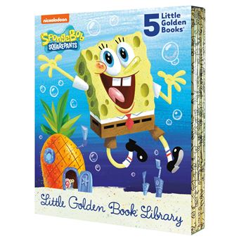 SpongeBob SquarePants Little Golden Book Library (SpongeBob SquarePants): Mr. FancyPants!; Sponge in Space!, Top of the Class!; Where the Pirates Arrgh!; Happy Birthday, SpongeBob! - 1
