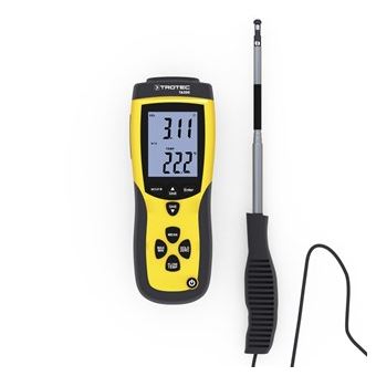 Anemómetro Trotec TA300 a Fio Quente inclus. Certificado de Calibração - 1