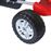 Kart HomCom Carro de Pedais com Assento Ajustável para Crianças 3-8 Anos de Carga 30kg 80x49x50cm em Aço Vermelho_0