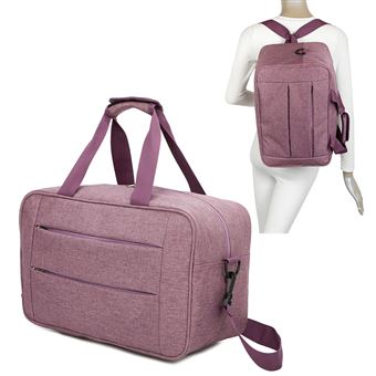 Mala de Cabine RAYKONG Ryanair | Convertível em Mochila | 40x20x25cm | 20L | Roxo - 1
