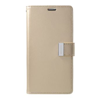Capa Magunivers PU rico diário Dourado para Samsung Galaxy S10