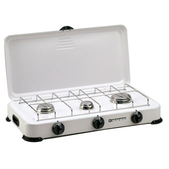 Placa de Cozinha a Gás Portátil Kemper Group 104982 Branco - 1