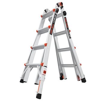 Escada Little Giant Ladders Leveler™ | 4x4 Degraus | Alumínio - 1