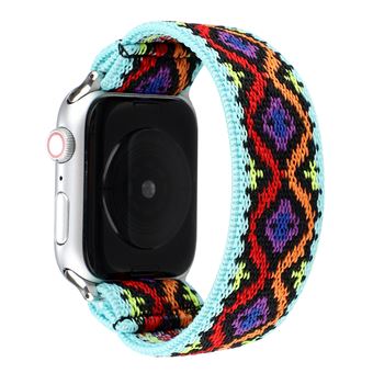 Bracelete de Nylon HSMY Extensível Trançado para Apple Watch Series 6/ SE/ 5/ 4 | 44 mm - Multicolor 18 - 1