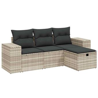 Conjunto de Mobiliário de Exterior VidaXL 3325658 - 1