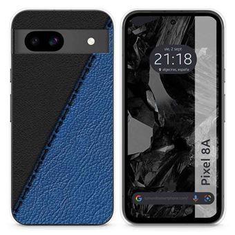 Capa de silicone TUMUNDOSMARTPHONE para Google Pixel 8a 5G couro design 02 desenhos - 1