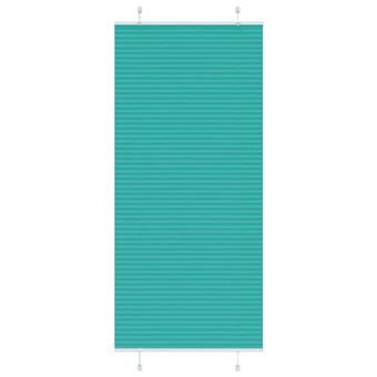 Plissada Cega vidaXL |  Gasolina verde  |  85x200 cm | Largura Tecido 84,4 cm - 1