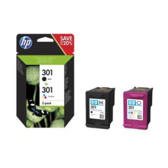 HP 301 2-pack Black/Tri-color Original Ink Cartridges - 1