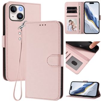 Capa com Carteira FLOODKING para iPhone 13 Mini | Fecho Magnético | RFID | Carregamento Sem Fios | Rosa - 1