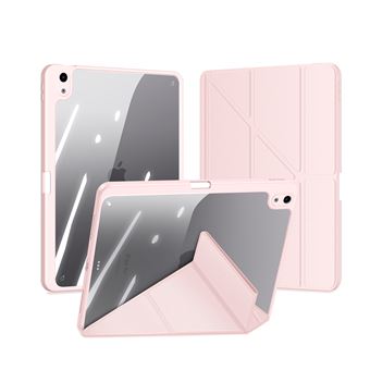 Capa DUX DUCIS para iPad Air 11 2025 PU com Suporte, Caneta e Proteção Total,Rosa - 1