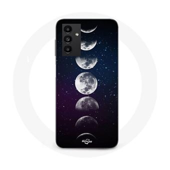 Capa Maniacase para Samsung Galaxy A14 5G Fase Da Lua Estrela Da Noite - 1