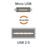 Cabo USB Techly ICOC MUSB-A-010S Preto_2
