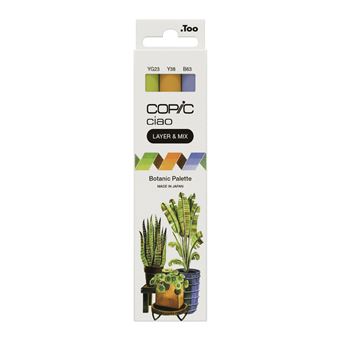 Marcador Copic Ciao "LAYER & MIX" Botanic Palette - 1