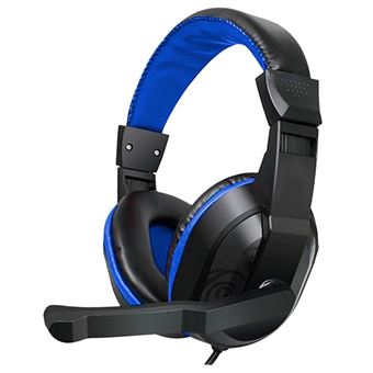 Auscultadores COOL Dublin Office com Microfone | Preto/Azul - 1