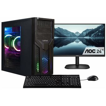 Desktop CAPTIVA Power Starter R80-019 TFT Bundle | AMD Ryzen 7  | 16 GB | SSD 1TB - 1
