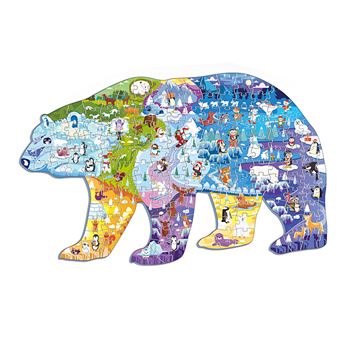 Quebra-cabeça DAM | papelão | Urso polar - 1