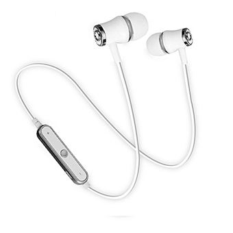 Auriculares Bluetooth Goeik - s/Fio - Premium - WhiteSilver Branco - 1