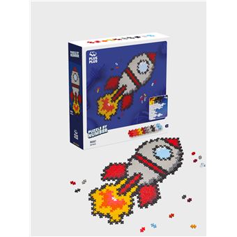 Puzzle de Blocos Plus-Plus Espaço Rocket | 500 Peças - 1