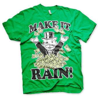 T-shirt Monopoly - Make It Rain | Verde | L
