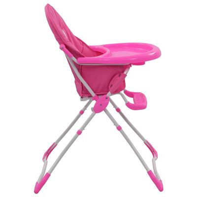 Cadeira de Refeição para Bebé Vidaxl Convertível Plástico Rosa 72x62.5 cm -  Cadeira Alimentação e Elevador de Assento - Compra na