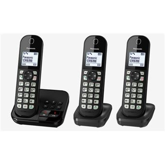 Telefone Panasonic KX-TGC 463GB | Preto - 1