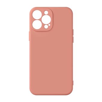 Capa de Silicone Semi-rígido com Acabamento Soft Touch Avizar para iPhone 13 Pro Max - Rosa - 1