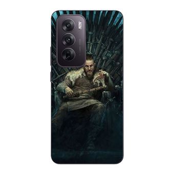 Capa Maniacase para Oppo Reno 12 pro 5G | Vikings Ragnar Lothbrok Trono de Ferro Game of Thrones - 1