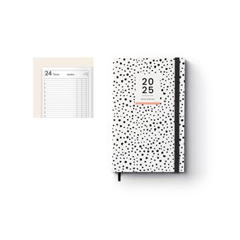 Agenda Diária A6 2025 Firmo 89339 Sparks com Elástico - 1