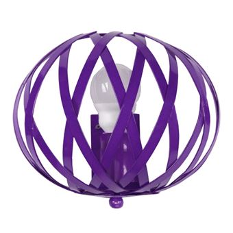 Candeeiro de Parede Tosel Citrouille | 22 cm | 1 Luzes - Roxo - 1