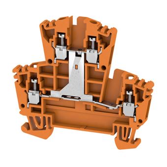 Bloco de terminais Weidmüller WDK 2.5V OR | Laranja - 1