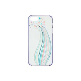 Capa traseira Tree para Apple iPhone 5 transparente arco iris - 1