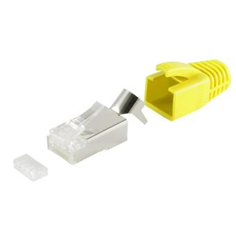 conector S-Conn 72067-10Y  RJ-45 Branco, Amarelo - 1