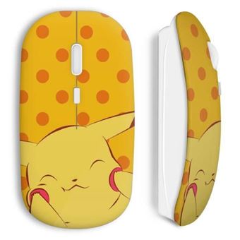 Rato Wireless Maniacase Amarelo Pikachu Pokemon - 1