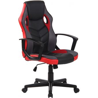 Cadeira Gaming DUDECO Glendale | Vermelho/Preto - 1